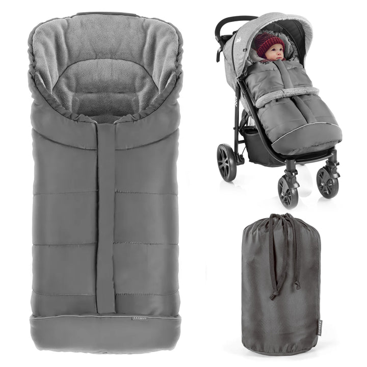 Kinderwagen Fusssack Winter Teddy-Fleece universal 6-36 Monate