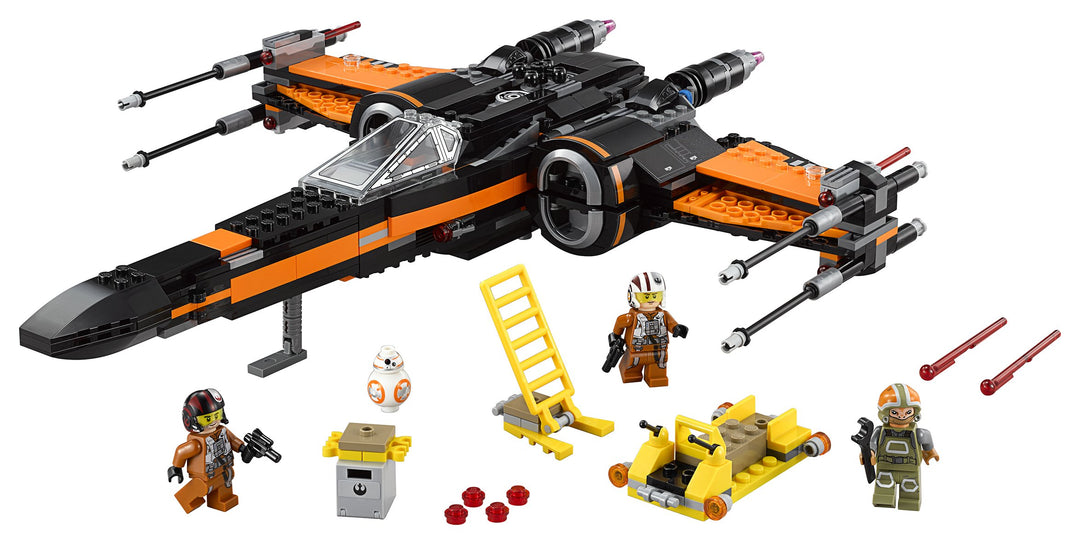 Klemmbausteine X-Wing Fighter mit BB-8 und 3 Minifiguren Star Wars - Bild 4