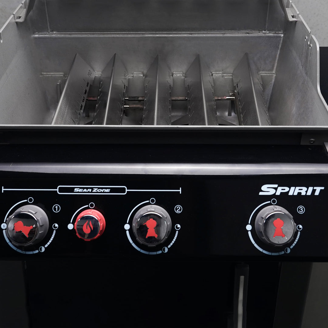 Aromaschienen Edelstahl für Weber Spirit 300 Serie, 3er-Set - Bild 7