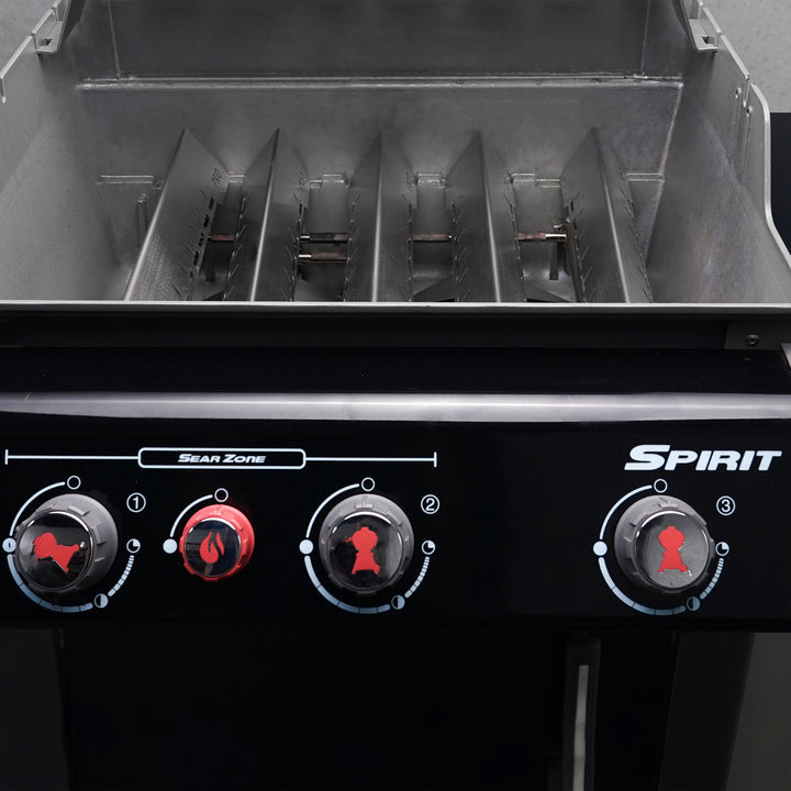 Aromaschienen Edelstahl für Weber Spirit 300 Serie, 3er-Set - Bild 7