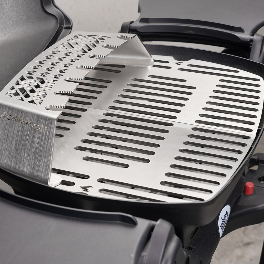Grillrost Edelstahl zweiteilig für Weber Q100 / Q1000 spülmaschinenfest - Bild 6