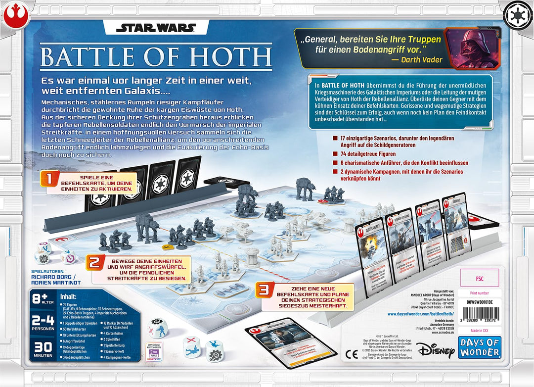 Strategiespiel Star Wars Battle of Hoth 74 Miniaturen 2-4 Spieler - Bild 2