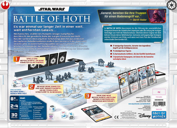 Strategiespiel Star Wars Battle of Hoth 74 Miniaturen 2-4 Spieler - Bild 2