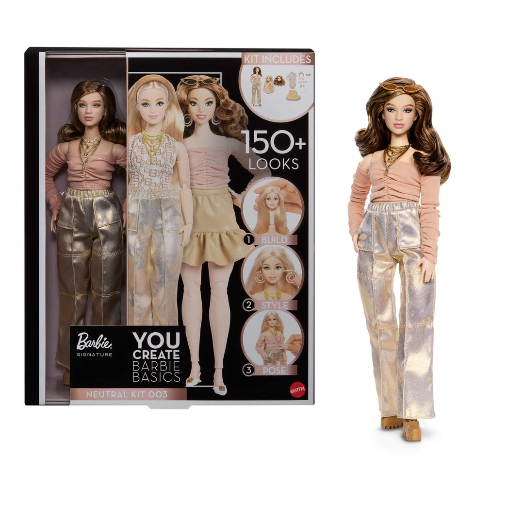 Modepuppe You Create Neutral Kit mit 3 Köpfen und 150+ Looks