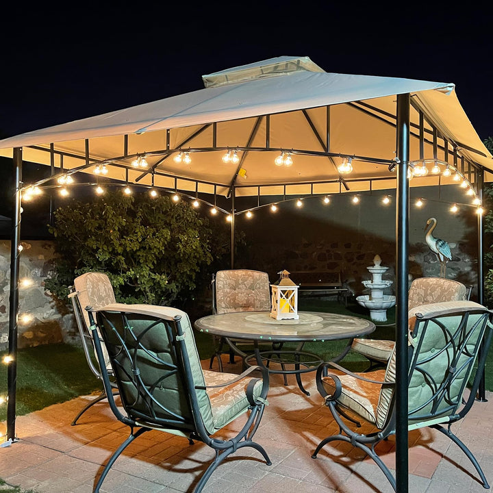 Lichterkette Aussen 45m dimmbar G40 Warmweiss mit Fernbedienung - Bild 7
