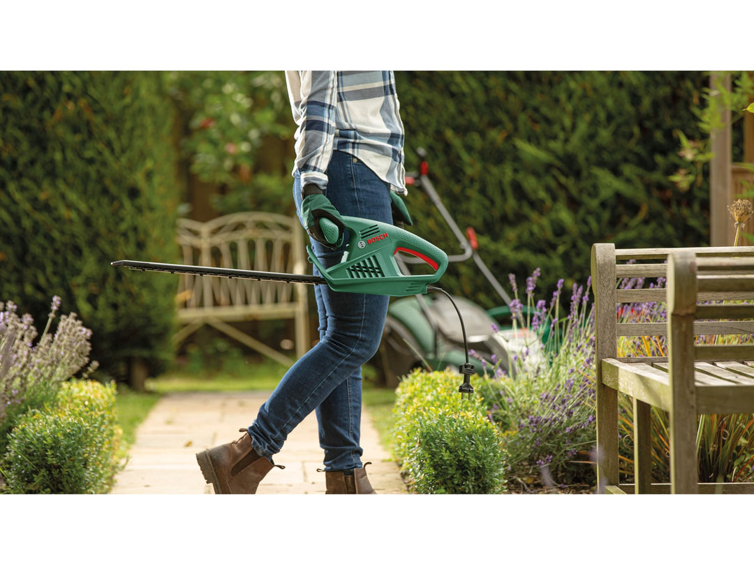 Elektrische Heckenschere 450 W 55 cm Messer für Hecken - Bild 6