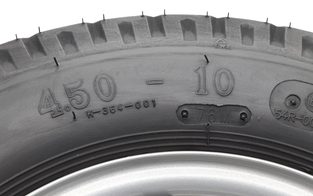 Anhänger Komplettrad 4.50-10 Lochkreis 4x100 bis 400 kg - Bild 7