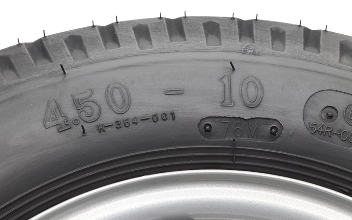 Anhänger Komplettrad 4.50-10 Lochkreis 4x100 bis 400 kg - Bild 7