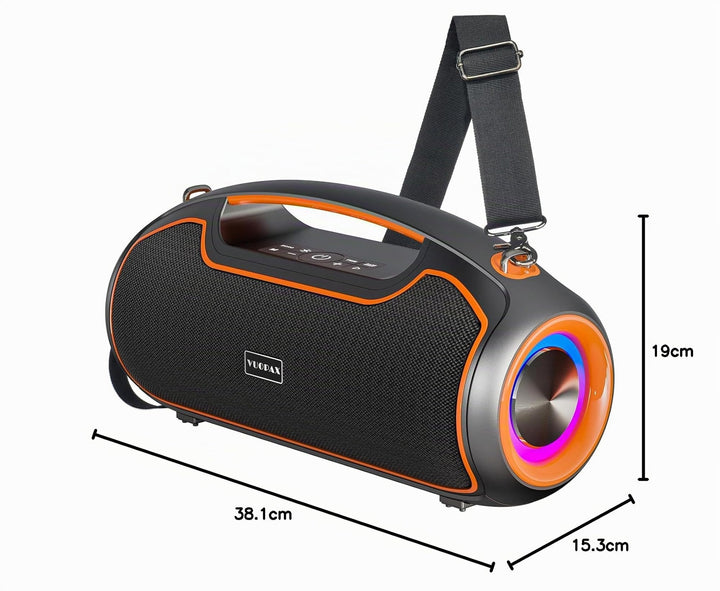 Bluetooth Lautsprecher 120W mit Subwoofer IP65 24h Akku outdoor - Bild 10