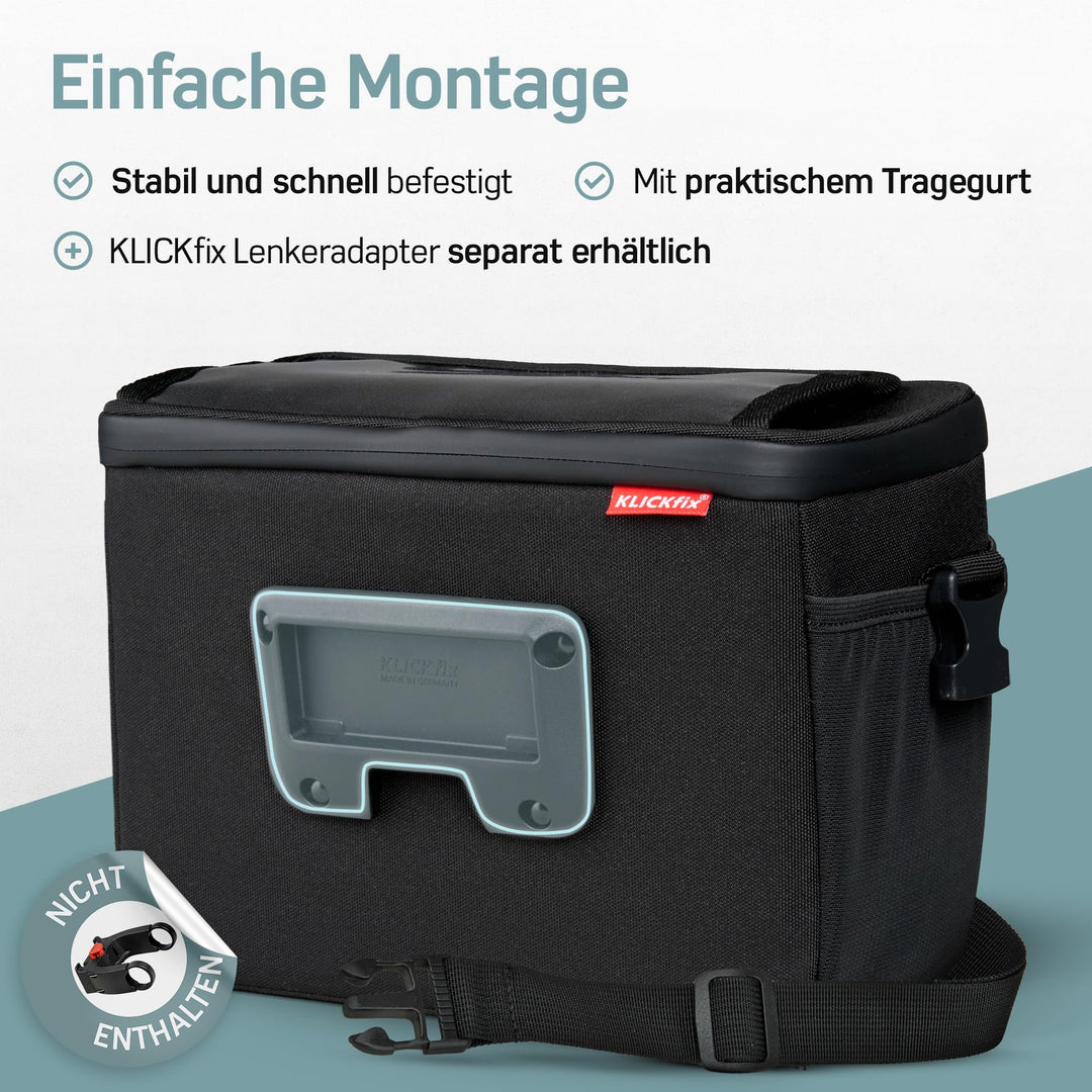 Lenkertasche KLICKfix 6 L mit Handyhalterung wasserabweisend - Bild 5