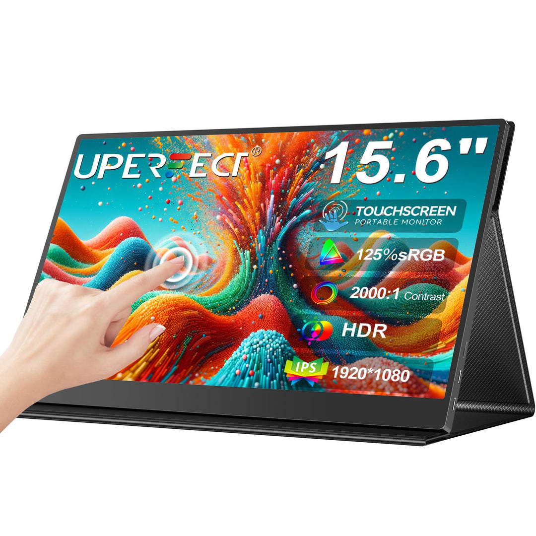 Portabler Touchscreen-Monitor 15,6 Zoll Full HD matt 125% sRGB