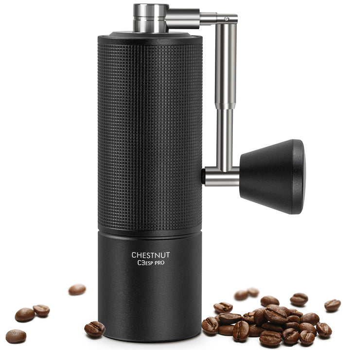 Manuelle Kaffeemühle Ganzmetall für Espresso bis French Press
