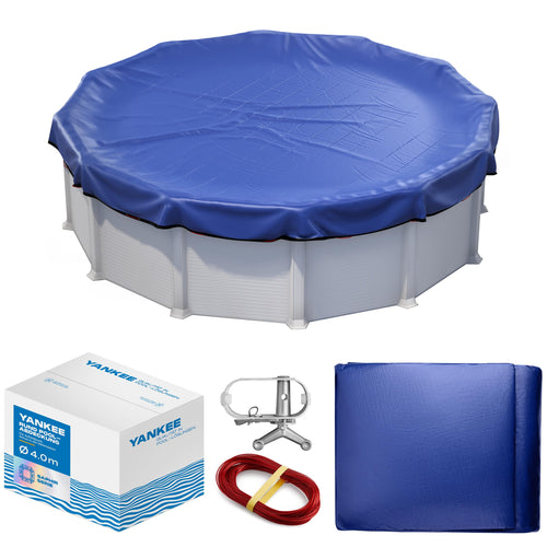 Poolabdeckung rund Ø 460 cm für Pools 366–400 cm, 200g/m²