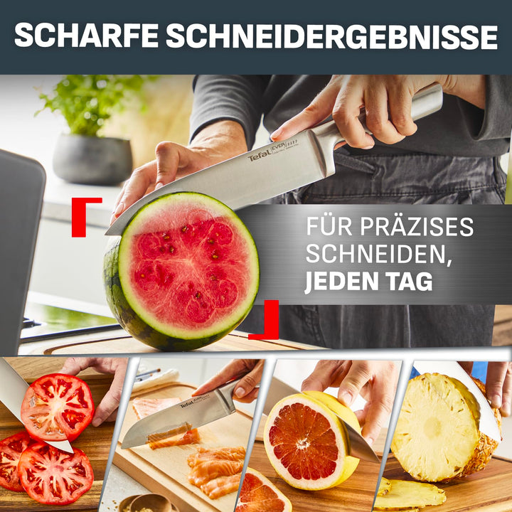 Messerblock mit Selbstschärfung 5-teilig Edelstahl schwarz - Bild 5