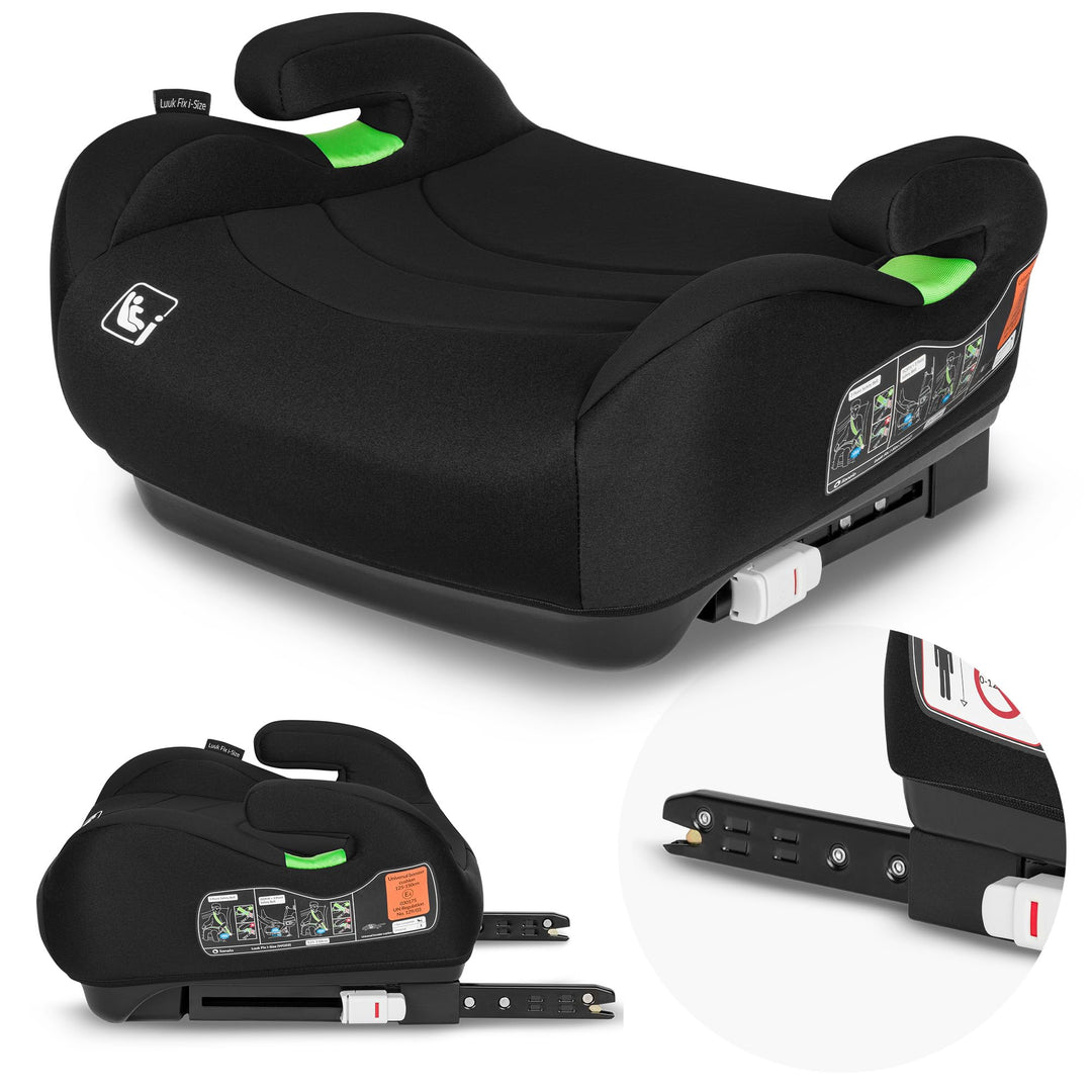 Kindersitzerhöhung ISOFIX i-Size 125–150 cm mit Armlehnen