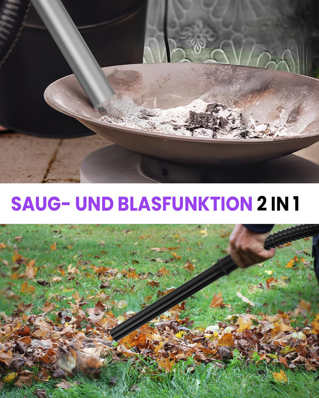 Aschesauger Kamin 20L mit HEPA-Filter und Bläserfunktion 1200W - Bild 5