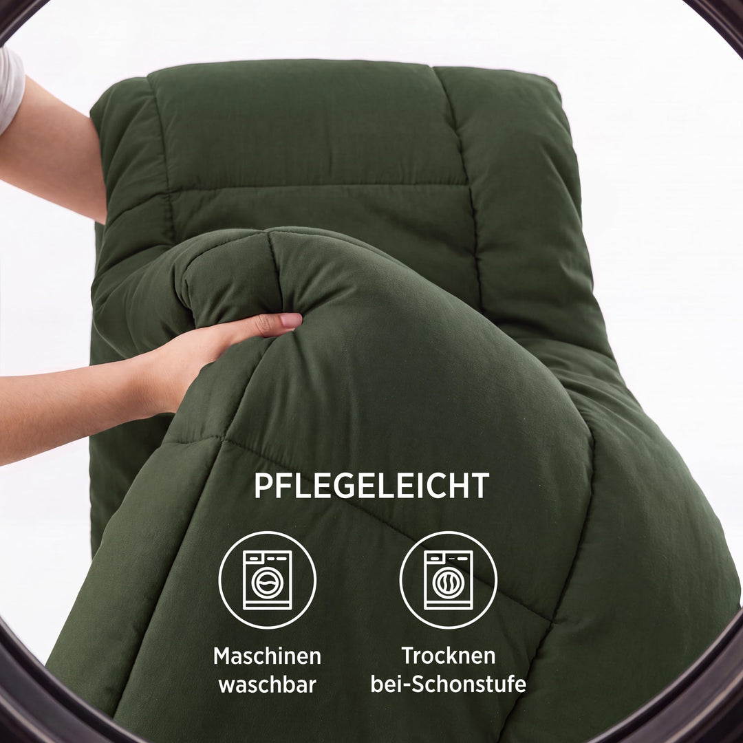 Bettdecke mit integriertem Bezug 155x220 Mikrofaser Ganzjahres - Bild 5