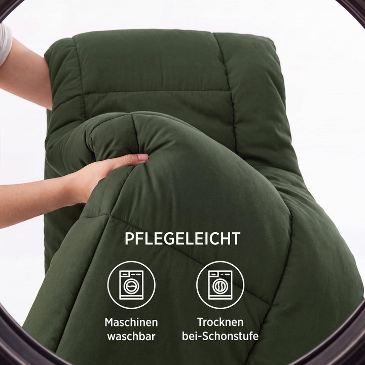 Bettdecke mit integriertem Bezug 155x220 Mikrofaser Ganzjahres - Bild 5