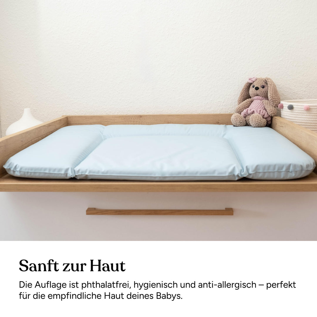 Wickelauflage abwaschbar 72x85 cm mit Seitenteilen für Babys - Bild 5
