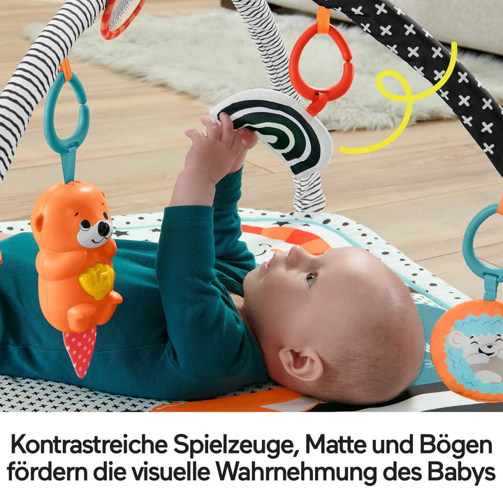 Krabbeldecke mit Spielbogen Musik Licht 3-in-1 ab Geburt - Bild 4