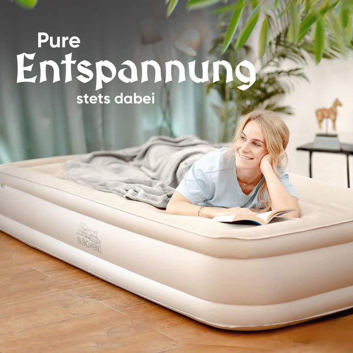 Luftbett selbstaufblasend 3-in-1 Sofa &amp; Gästebett 200x100 cm - Bild 8