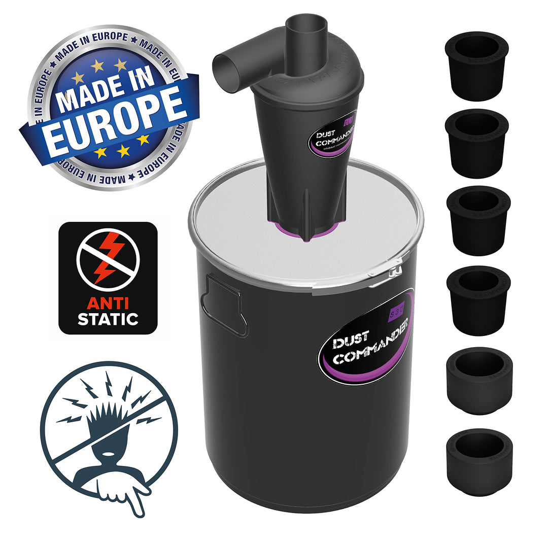 Zyklonfilter Set Antistatik 30L Stahlfass mit 6 Adaptern - Bild 2