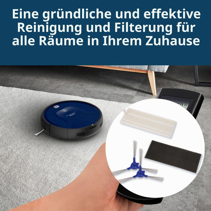 Staubsauger Roboter Zubehör Seitenbürsten &amp; Allergy Care Filter Set - Bild 7
