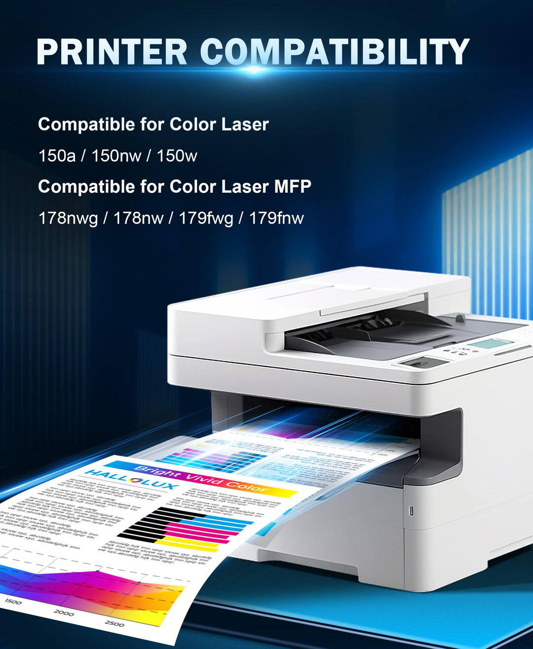 Toner-Set 4-farbig 117A kompatibel für HP Color Laser MFP 150 178 179 - Bild 2