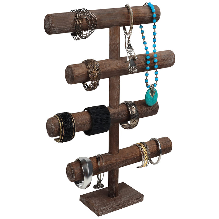 Schmuckständer Holz 4 Etagen 48 cm für Ketten &amp; Armbänder