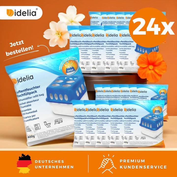Luftentfeuchter Granulat Nachfüllpack 400g 24er-Set ohne Strom - Bild 6