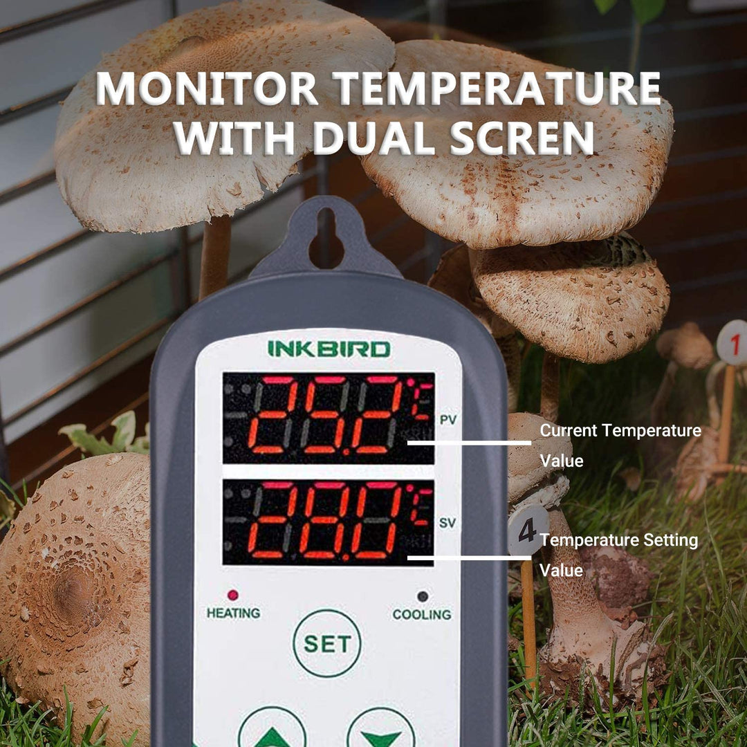 Temperaturregler digital 2200W Heizen Kühlen mit Sensor 230V - Bild 5