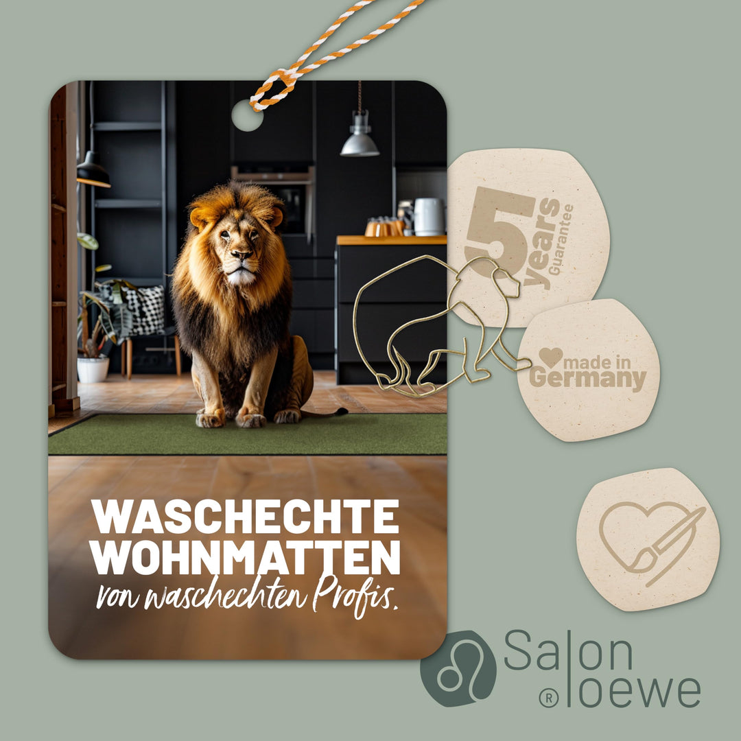 Fussmatte Katzen-Motiv 50x75 cm waschbar rutschfest für Eingang - Bild 6
