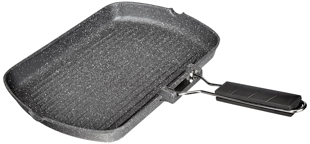 Grillpfanne Aluminium rechteckig 34x24 cm mit Antihaft-Beschichtung