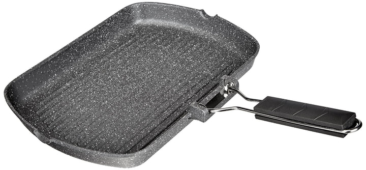Grillpfanne Aluminium rechteckig 34x24 cm mit Antihaft-Beschichtung