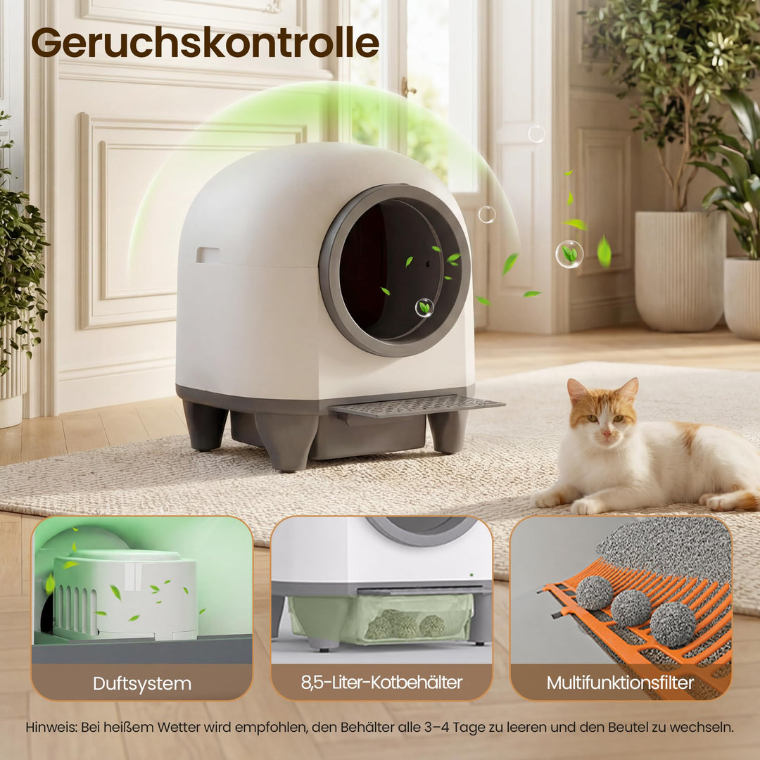 Selbstreinigendes Katzenklo 90L Automatisch mit App-Steuerung - Bild 5