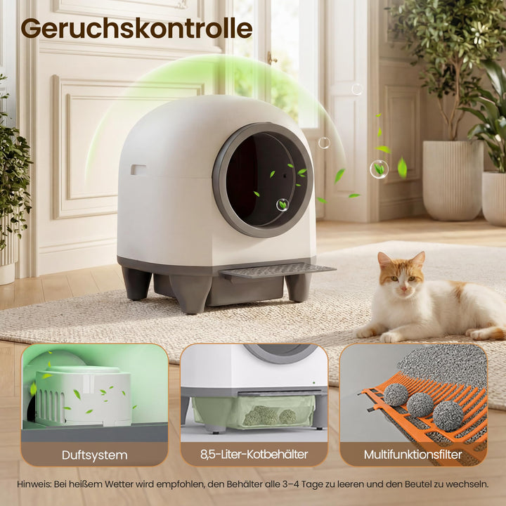 Selbstreinigendes Katzenklo 90L Automatisch mit App-Steuerung - Bild 5