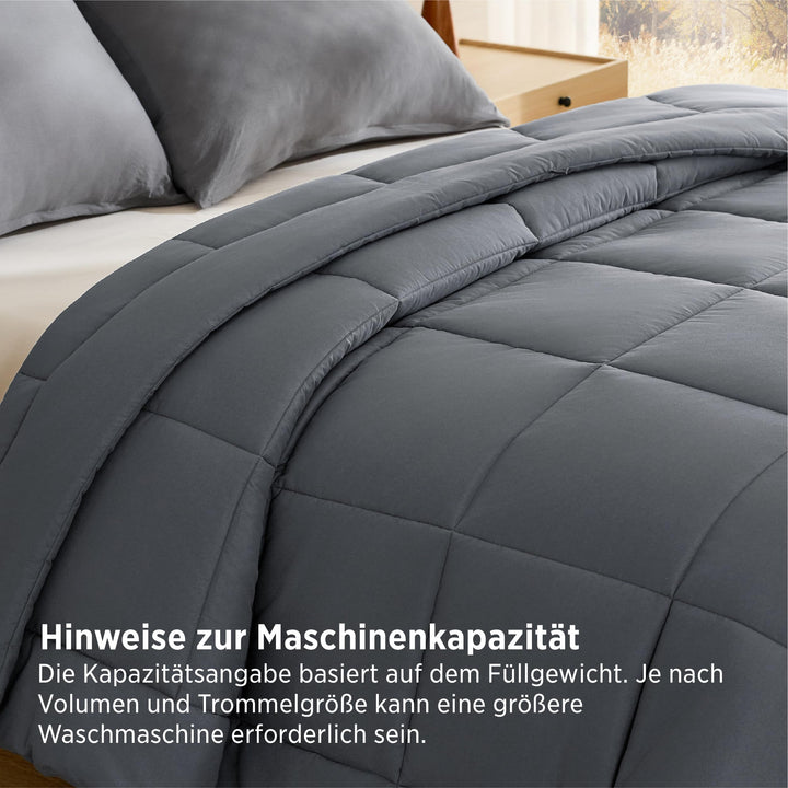 Bettdecke mit integriertem Bezug 135x200 Ganzjahres Mikrofaser - Bild 6