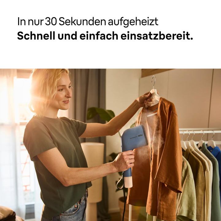 Dampfglätter kompakt 1100W 120ml Tank mit hitzebeständiger Tasche - Bild 5