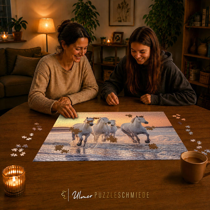 Pferde-Puzzle Camargue 1000 Teile, 68x48 cm, Premium-Pappe - Bild 6
