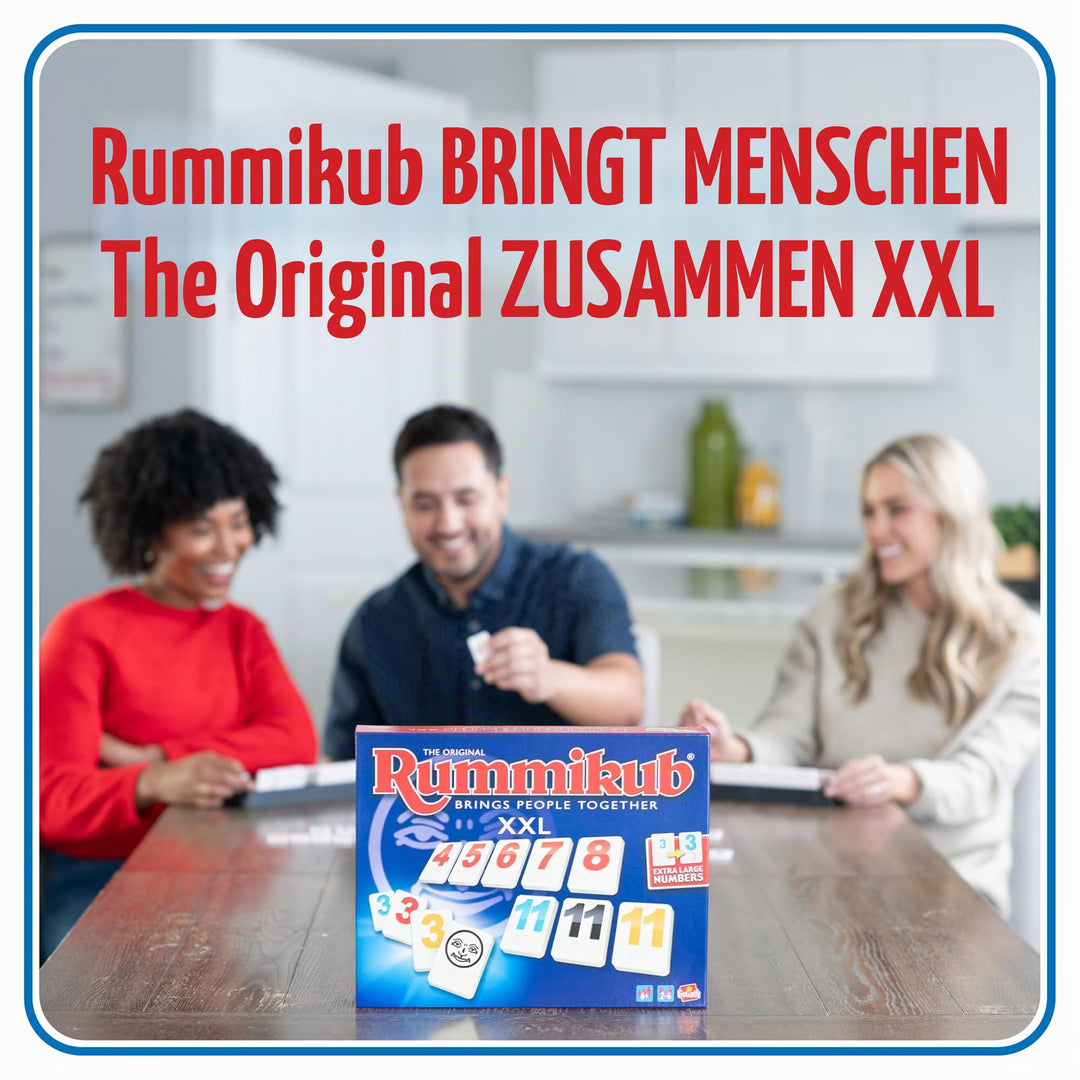 Rummikub XXL Brettspiel mit riesigen Zahlen für 2-4 Spieler ab 7 Jahren - Bild 2