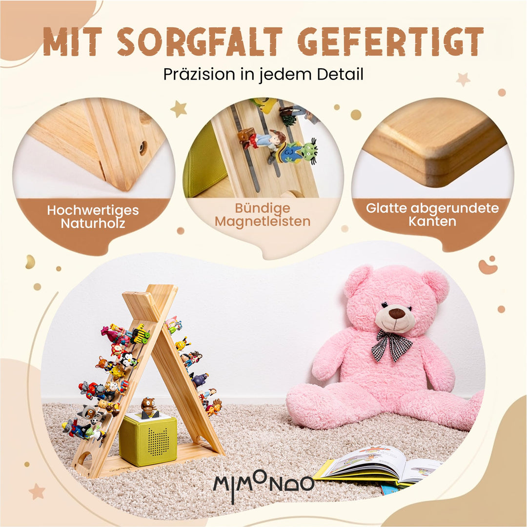 Tonie-Regal Holz für 60–80 Tonies stehend oder Wandmontage - Bild 4