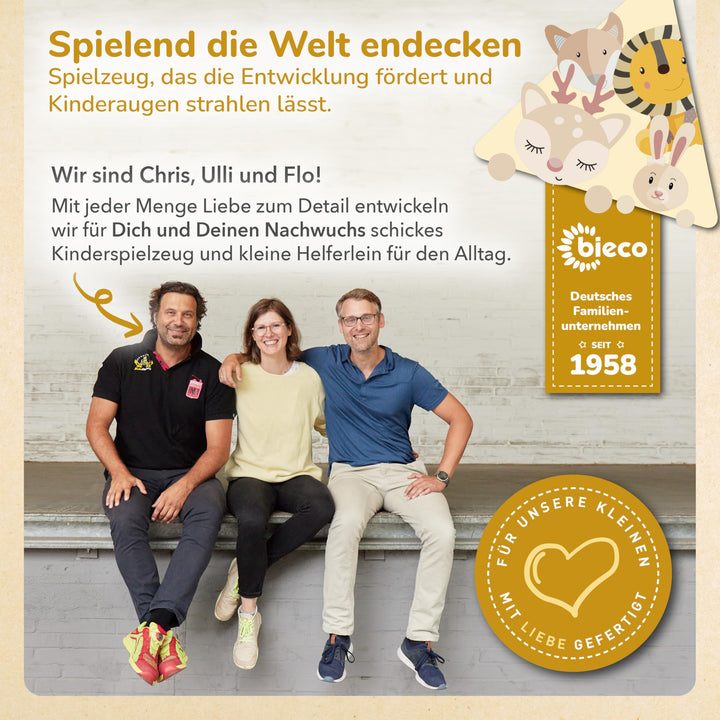 Schaukeltier Reh Plüsch mit Sicherheitsgurt 60 cm ab 9 Monate - Bild 7