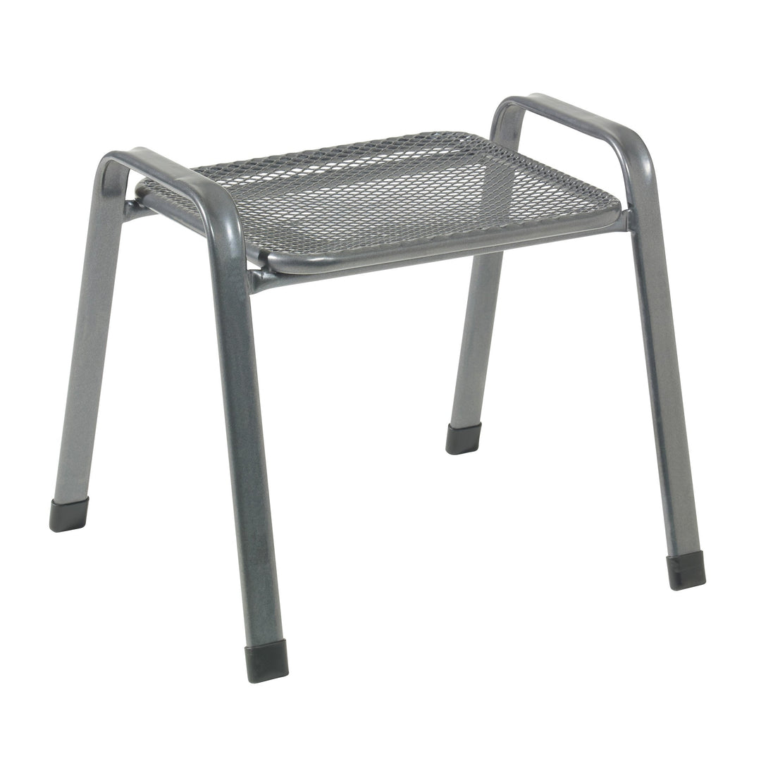 Stapelhocker Outdoor Streckmetall eisengrau klappbar wetterfest