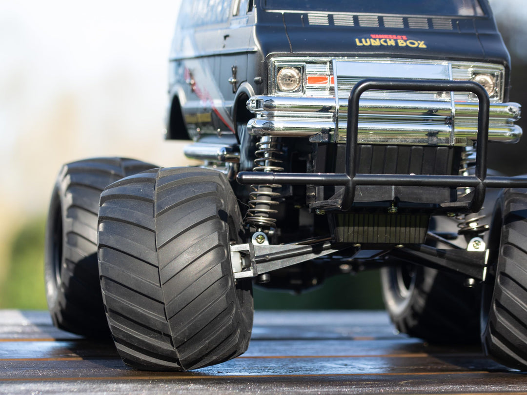 RC Monster Truck Bausatz 1:12 Schwarze Edition mit Wheelie-Bar - Bild 7