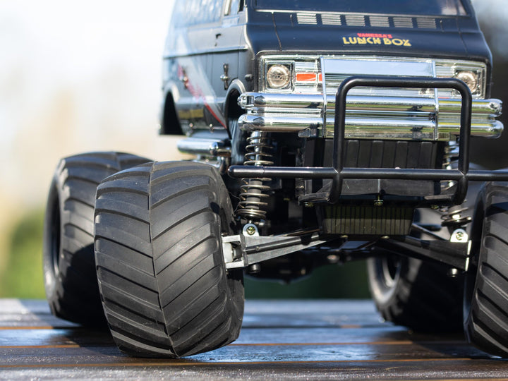 RC Monster Truck Bausatz 1:12 Schwarze Edition mit Wheelie-Bar - Bild 7