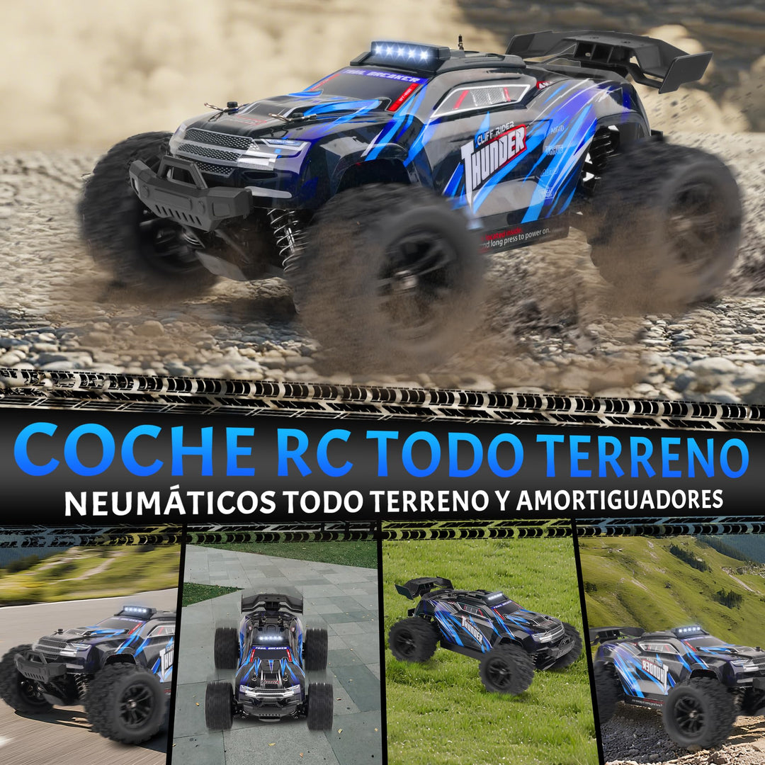 RC Auto 1:18 Offroad 4WD 40 km/h mit 2 LiPo-Akkus Blau - Bild 3