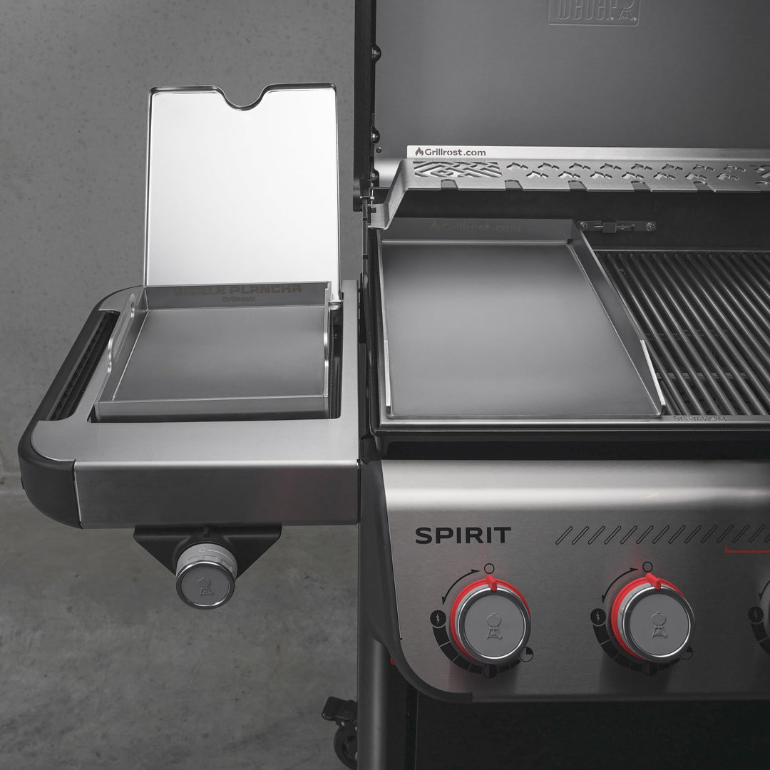 Plancha Grillplatte Edelstahl 4mm 44,3x26cm für Weber Spirit - Bild 7