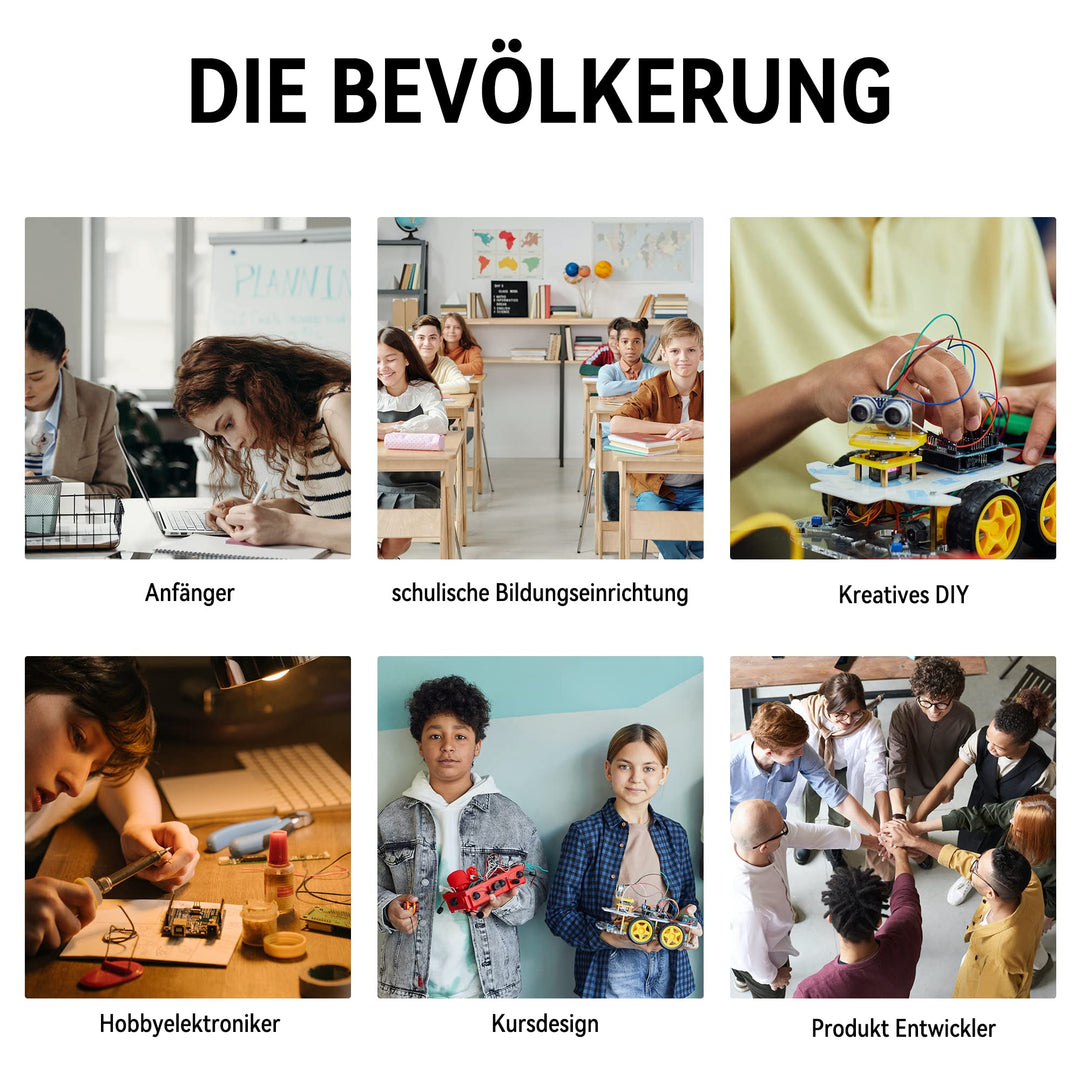 Elektronik Starter Kit Arduino-kompatibel 248 Teile mit 42 Kursen - Bild 6