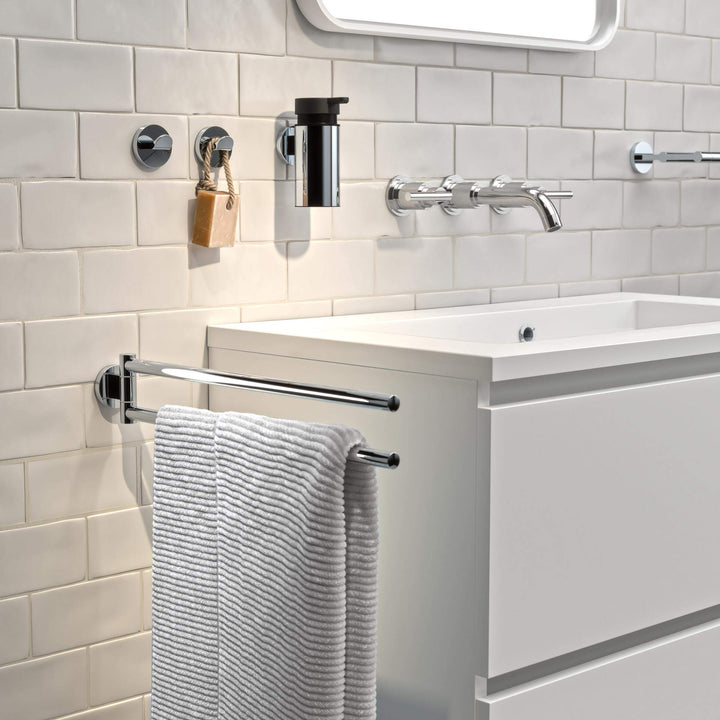 Reserverollenhalter Edelstahl verchromt für 2 Rollen WC-Papier - Bild 6