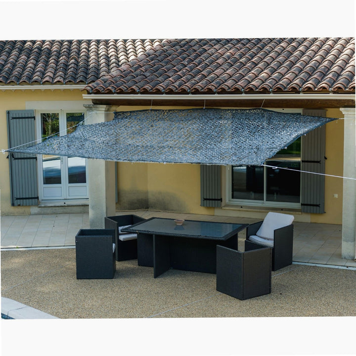 Sonnenschutz-Schattentuch 3x4m Polyester 120g/m² UV-Schutz Garten - Bild 2